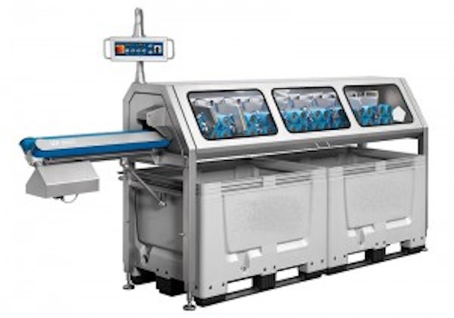 Mașina de curățat morcov, sparanghel, castravete