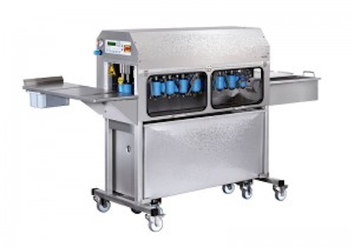 Mașina de curățat sparanghel